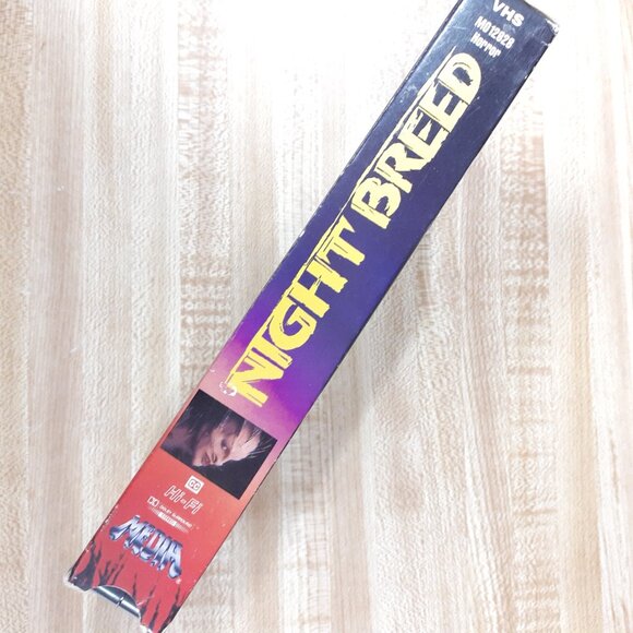 Clive Barker NIGHTBREED 1990 VHS David Cronenberg Cult HORROR Video Treasures - Picture 2 of 7